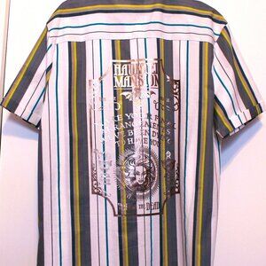 NWT Retro-vibe Pop Culture Disney Haunted Mansion button-down shirt, Men's M